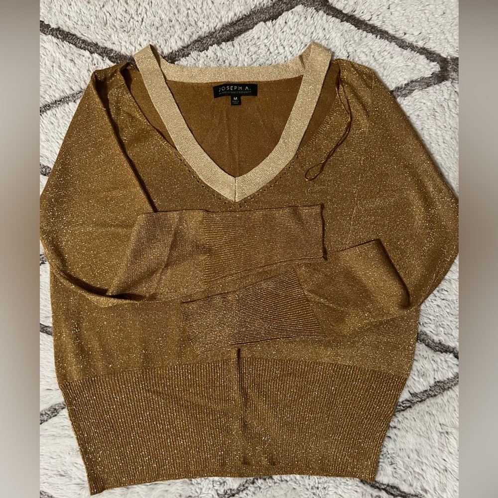 Gold sparkly top